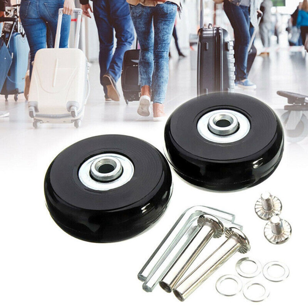 Silent Replacement Luggage Wheels - 57-59MM Sliding Replacement Silent Casters Repair