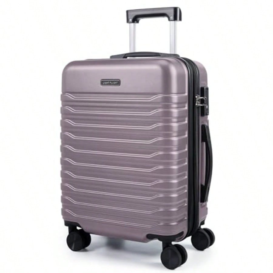 Spinner Wheel Rolling Suitcase 20 Inch - Expandable Carry On Lage 22x14x9 Airline