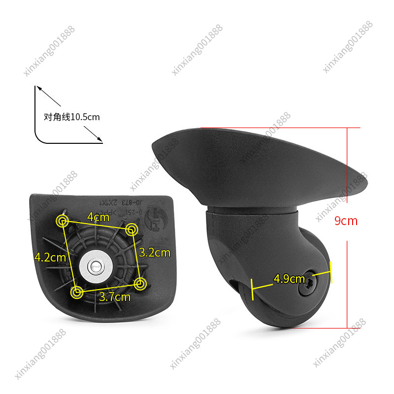 Silent Replacement Luggage Wheels - For Samsonite V22 Luggage Repair Parts
