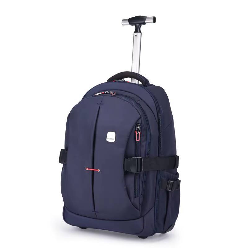Foldable Rolling Luggage Bag - Wheeled Backpack Wheels Travel Commuter, Bag
