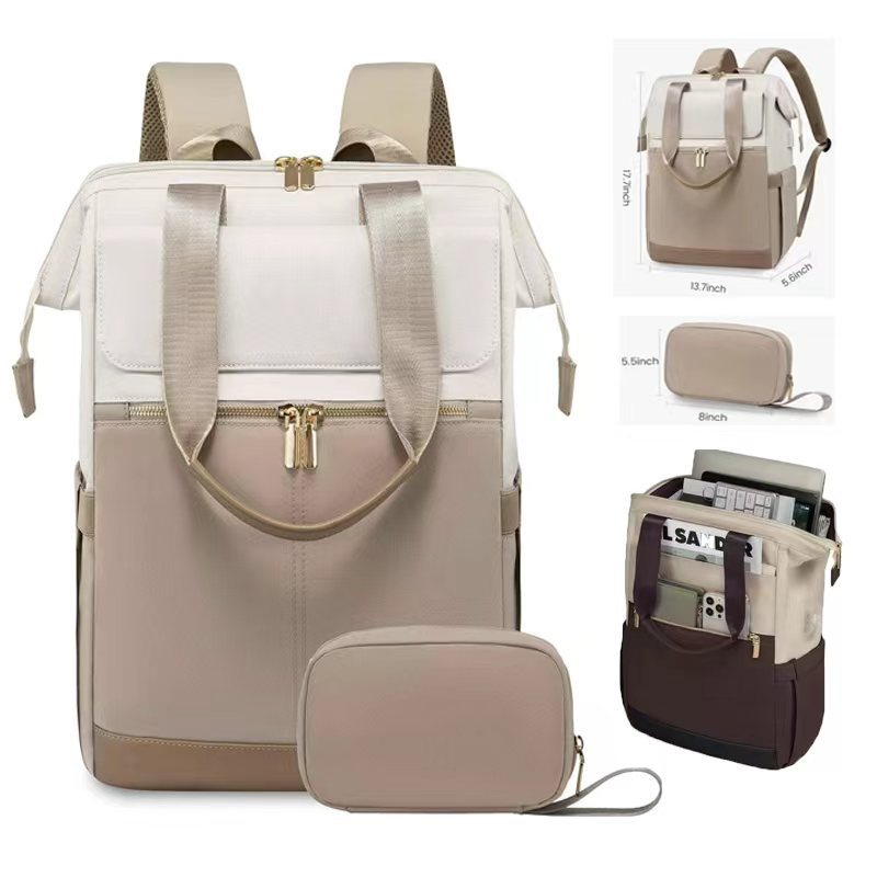 Backpacks - New cross-border large-capacity college-style backpack, high-appearance