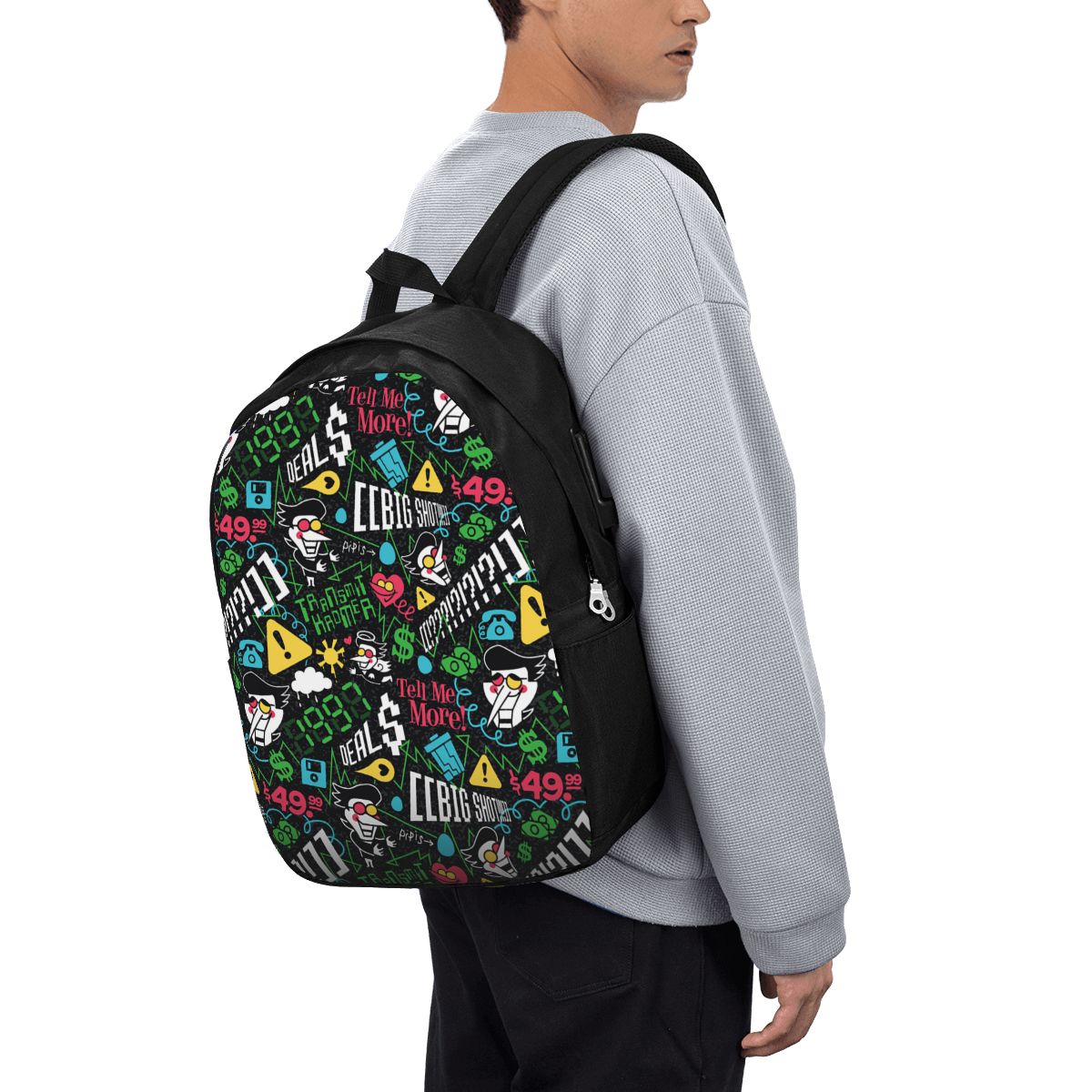 Travel Bags - Deltarune SPAMTON G Backpack Travel Notebook