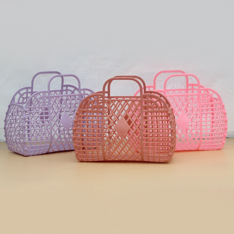Handbags - Detachable Shower Basket Plastic Bath Jelly