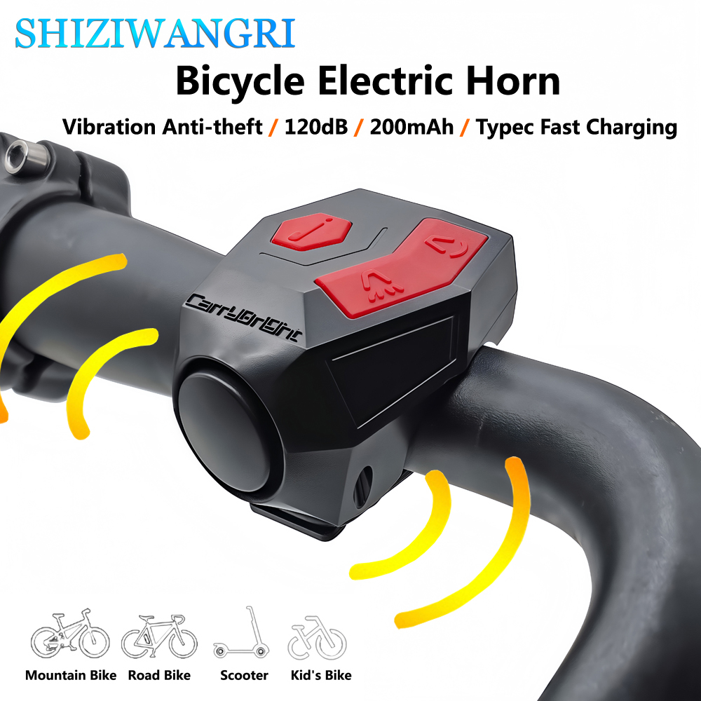 Kids Ride On Suitcase Scooter - 120dB Bicycle Horn Loud Electric Bike