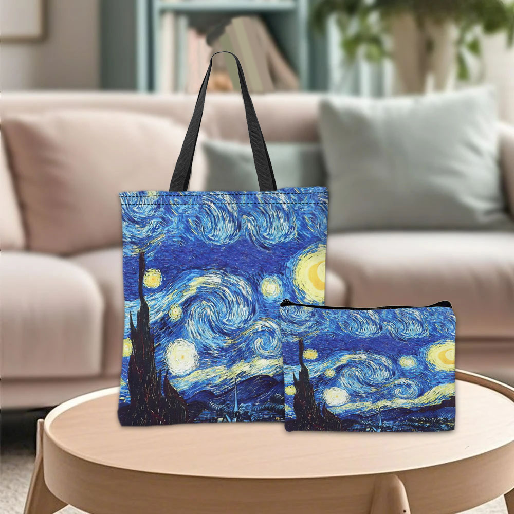 Cosmetic Bags - Van Gogh Series Tote Bag Cosmetic