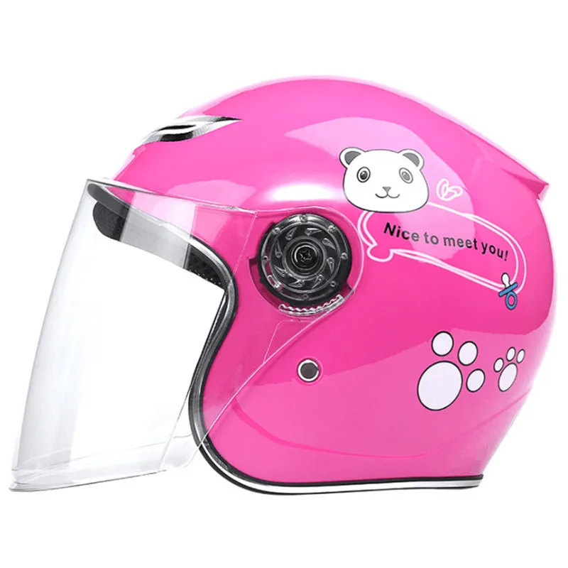 Kids Ride On Suitcase Scooter - Kids Motorcycle Helmet Electric Bicycle Open
