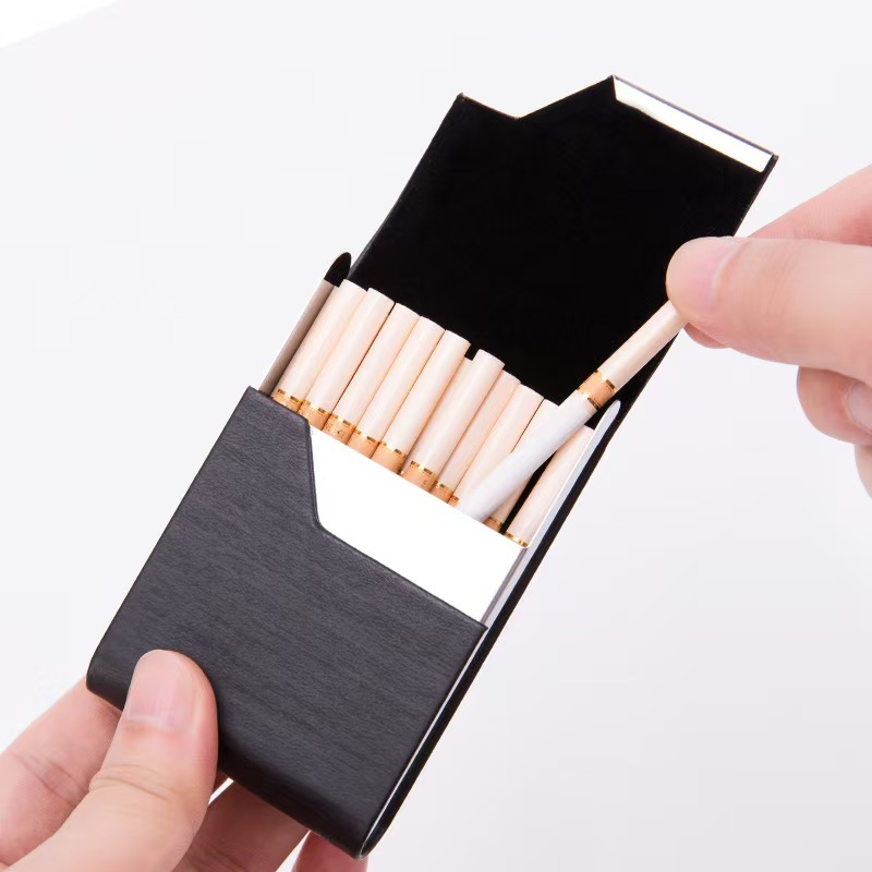 Wallets - 7 Slot Stainless Steel Cigarette Case