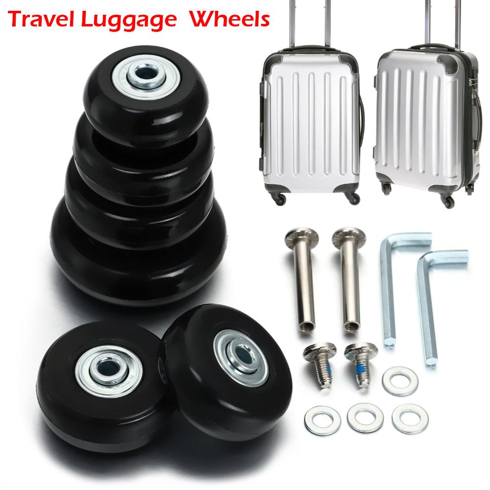 Silent Replacement Luggage Wheels - 2/4pcs 57-59MM Sliding Replacement Silent Casters