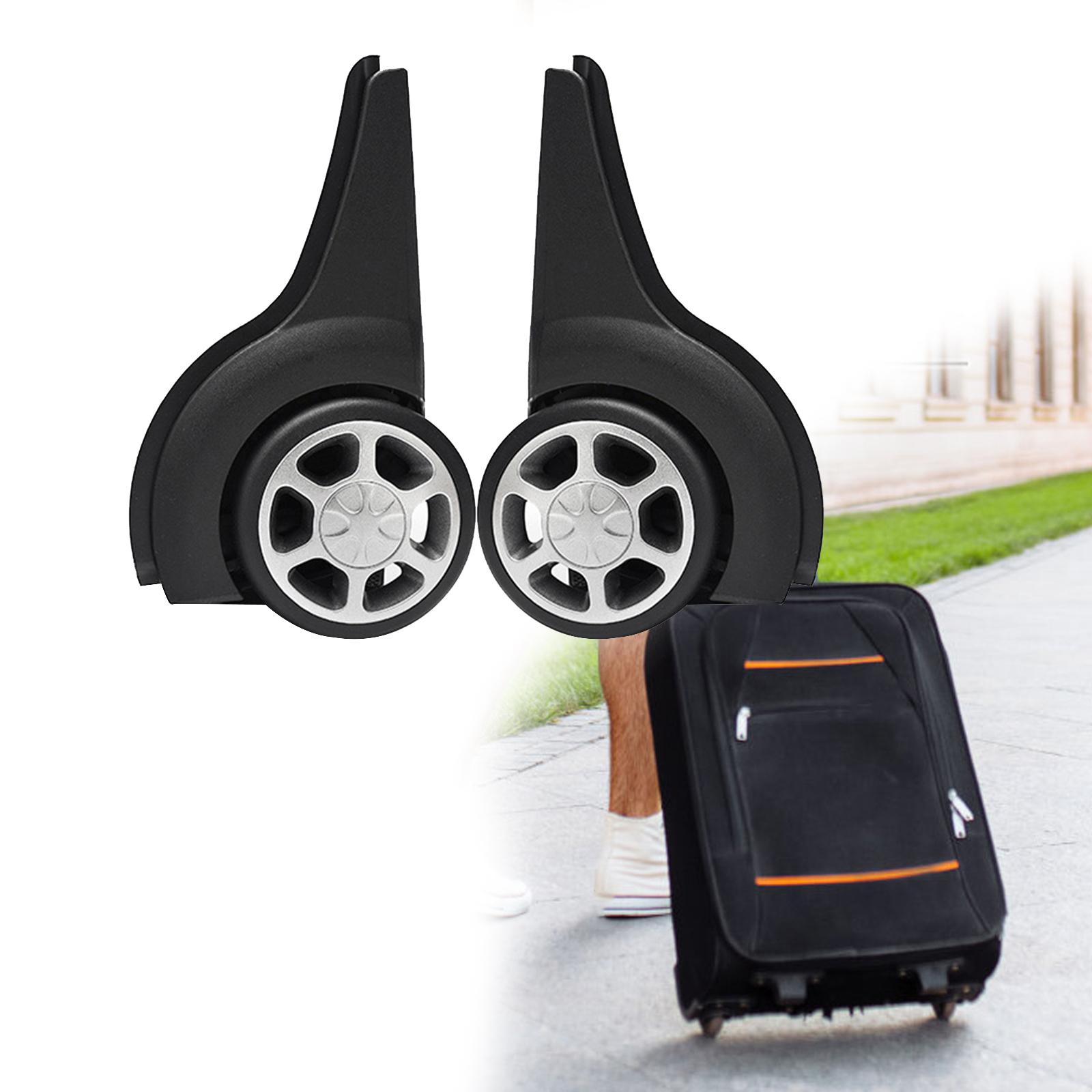 Silent Replacement Luggage Wheels - 2x Replacement Luggage Wheels Silent Durable