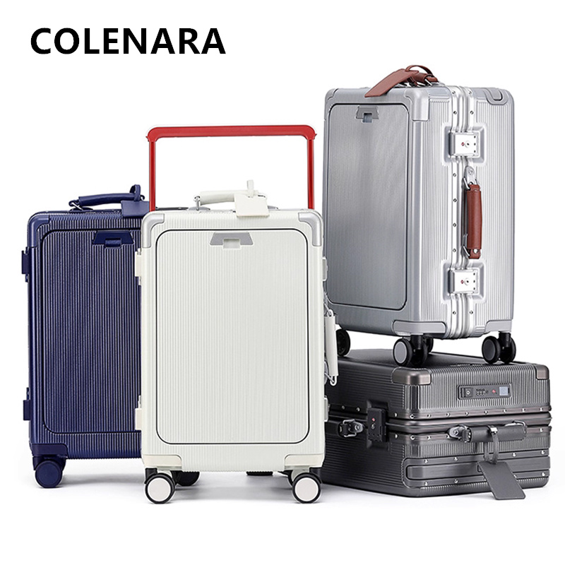 Front Opening Laptop Luggage 24 Inch - COLENARA Laptop Suitcase 20