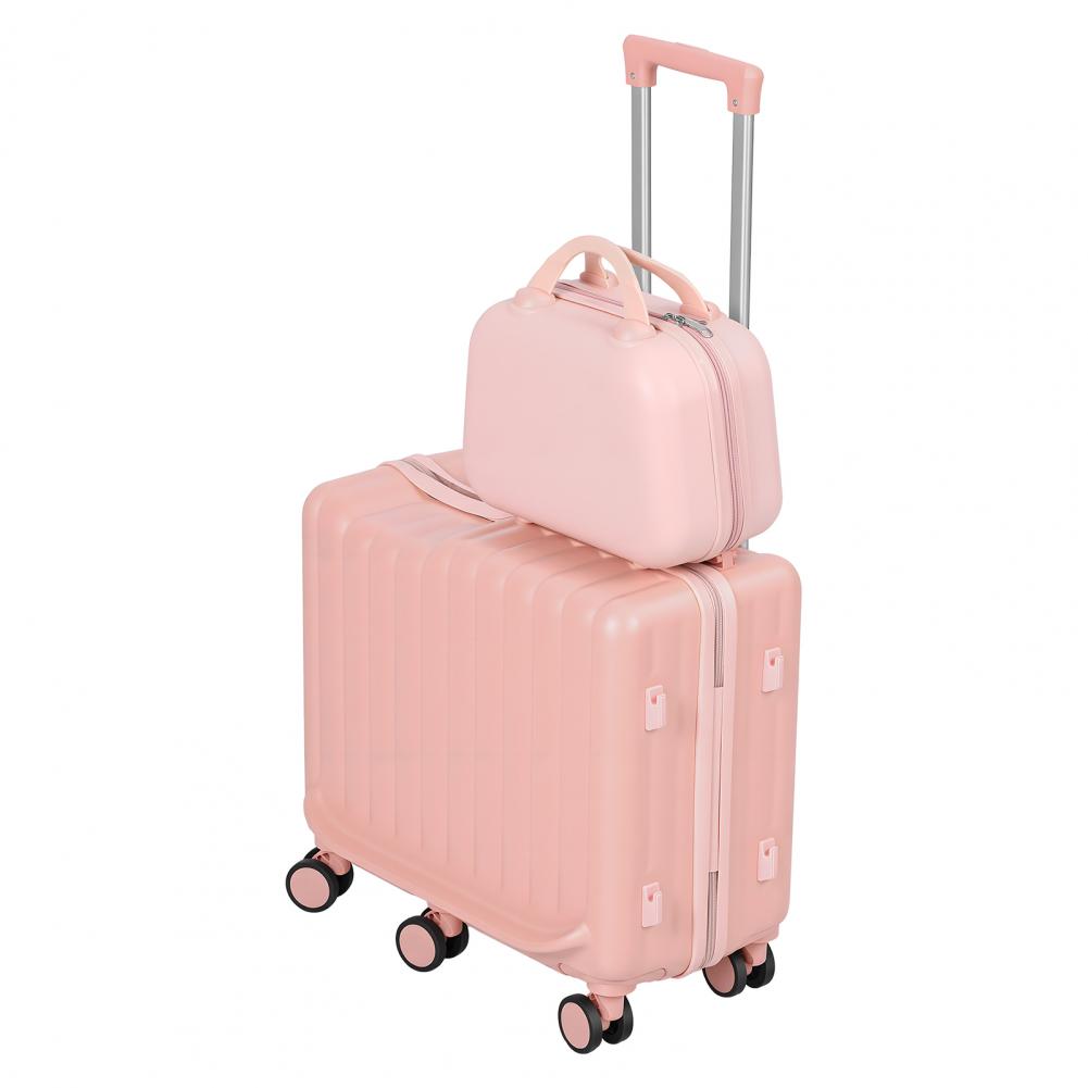 Spinner Wheel Rolling Suitcase 20 Inch - Durable 20 Inch Kids Ride-On Luggage