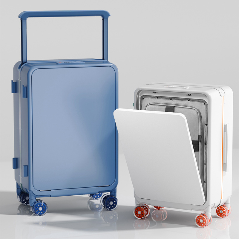 Spinner Wheel Rolling Suitcase 20 Inch - 20/24 inch Wide Tie Rod Rolling