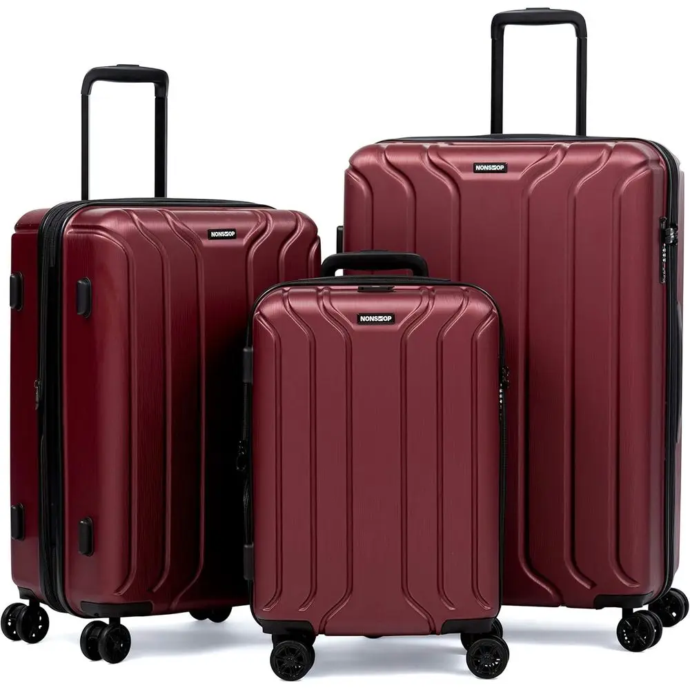 Expandable Hard Shell Luggage Set - Expandable Spinner Luggage Set with Hard