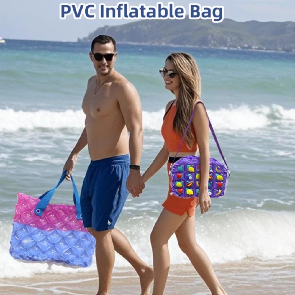 Handbags - Seaside Vacation Pvc Stamp Inflatable Crossbody