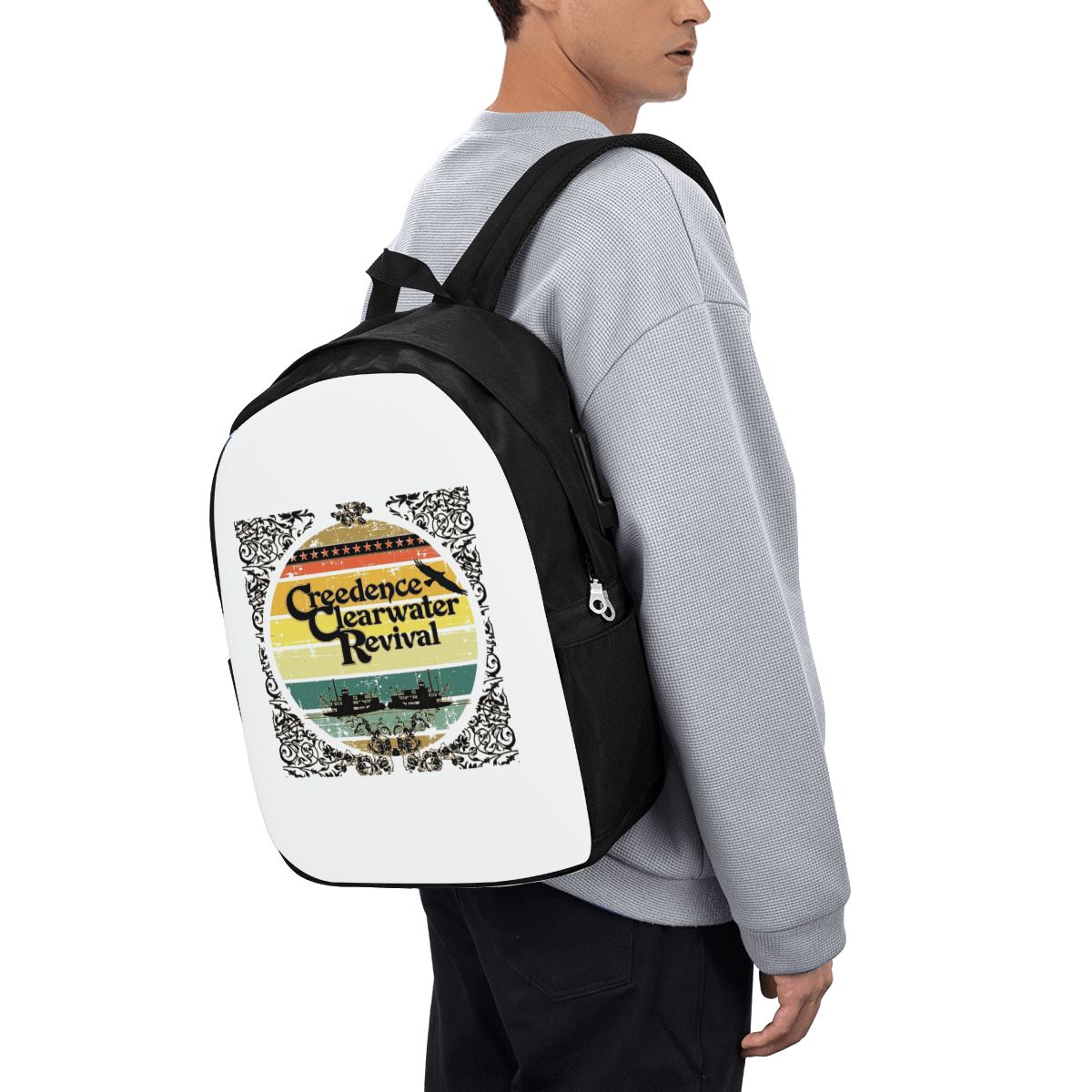 Travel Bags - Creedence Clearwater Revival Riverboats Backpack Travel