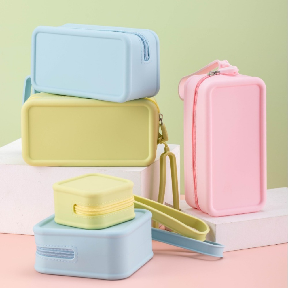 Cosmetic Bags - Portable Silicone Coin Purse Large Capacity