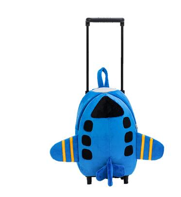 Foldable Rolling Luggage Bag - kid Rolling backpack for School detachable