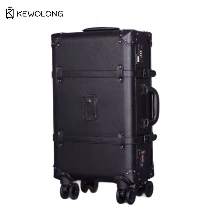 Retro Vintage Trunk Suitcase - Vintage 20 24 Suitcase Set -