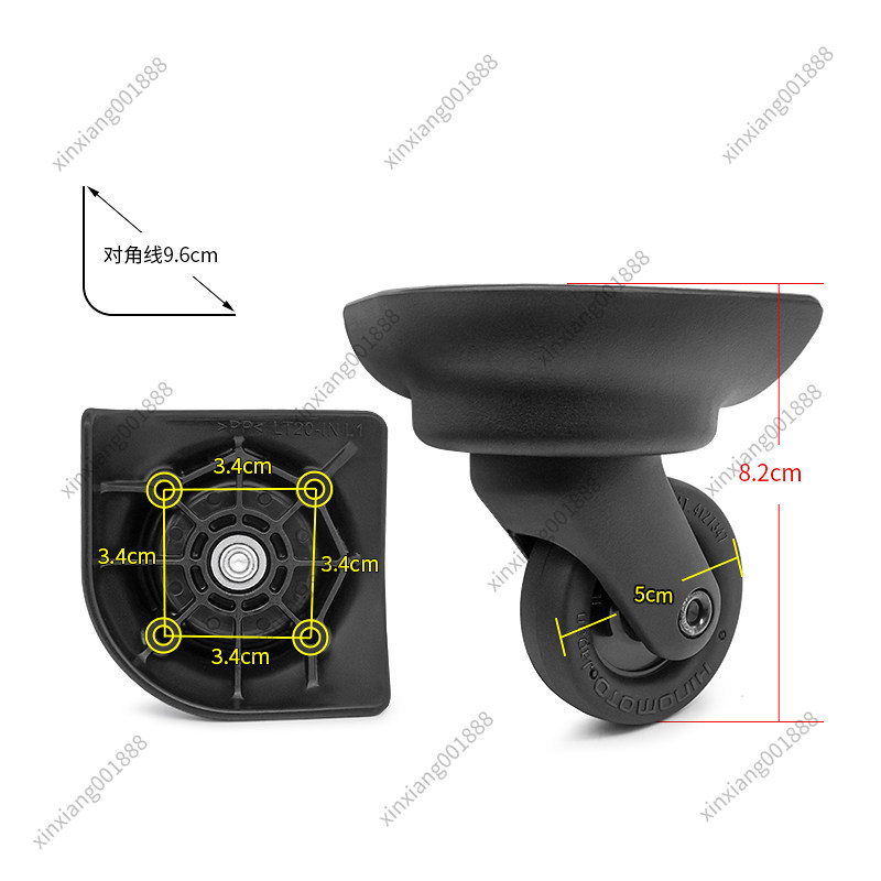For Samsonite Luggage Replacem - Silent Replacement Luggage Wheels 评论和价格