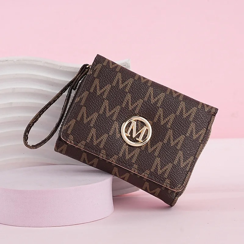 Threefold Zipper Wallet with L - Wallets 评论和价格
