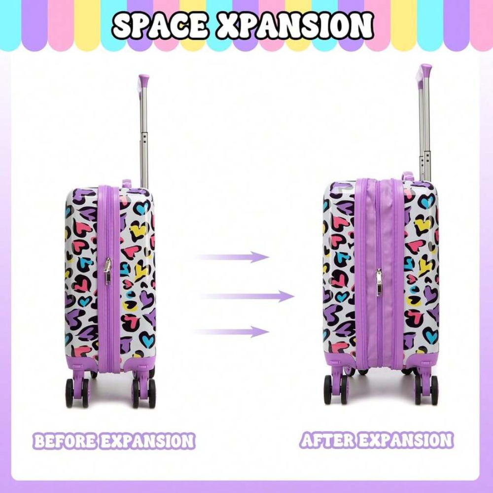 2 Piece Luggage Set With Spinn - Expandable Hard Shell Luggage Set 评论和价格