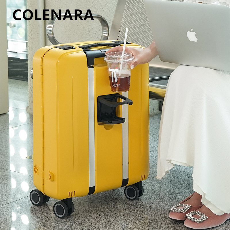 COLENARA Luggage Travel Bag 20 - Spinner Wheel Rolling Suitcase 20 Inch 评论和价格