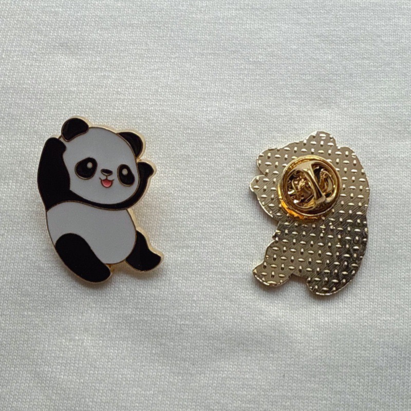 6pcs Cartoon China Panda Badge - Backpacks 评论和价格