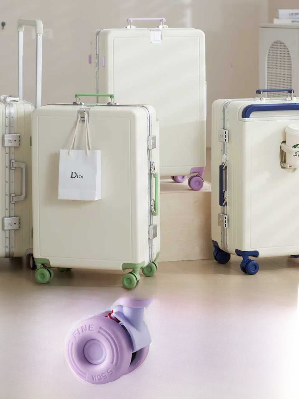 New Large Capacity Aluminum Fr - Aluminum Frame Carry On Luggage 评论和价格