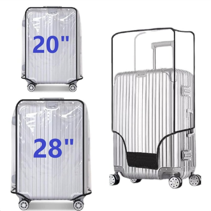 Waterproof Wheeled Suitcase Du - Luggage Protective Cover Transparent 评论和价格