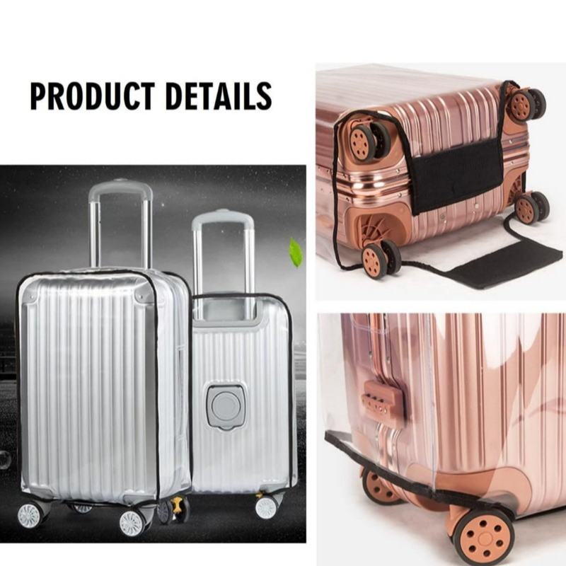 Waterproof Wheeled Suitcase Du - Luggage Protective Cover Transparent 评论和价格