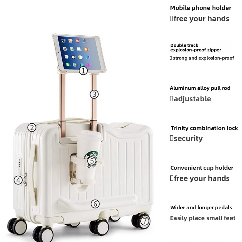 Newest Design Children Luggage - Spinner Wheel Rolling Suitcase 20 Inch 评论和价格