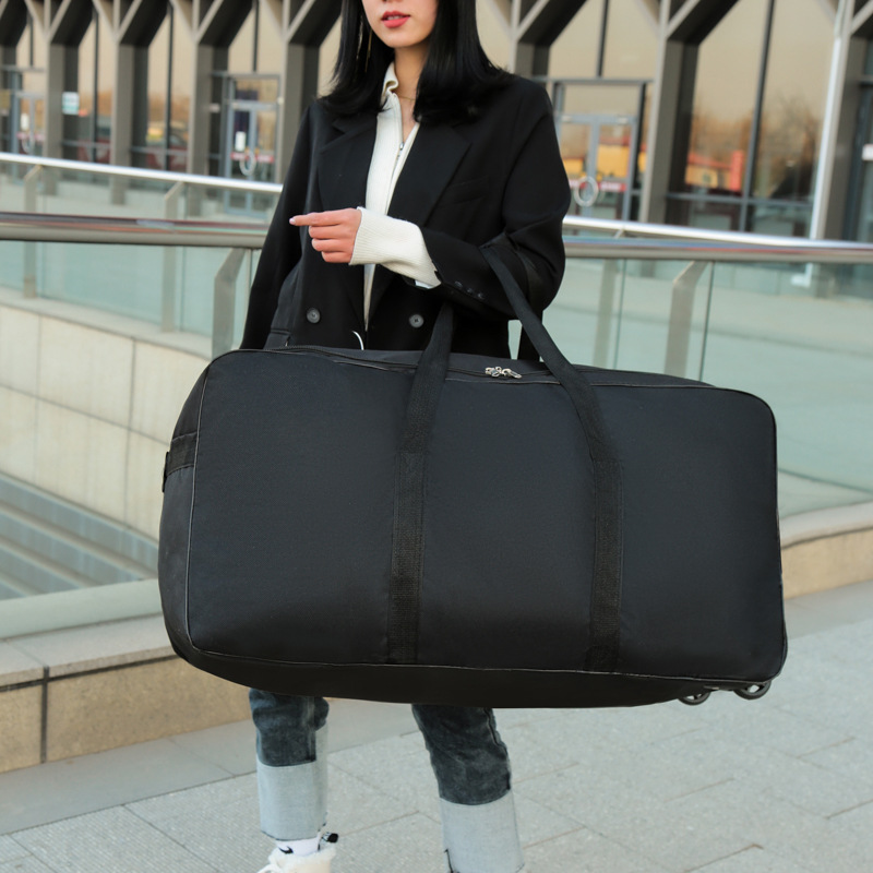 Large Capacity Trolley Bags wi - Foldable Rolling Luggage Bag 评论和价格