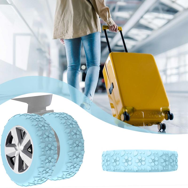Luggage Wheel Covers 8X Silico - Waterproof Suitcase Cover Protector 评论和价格