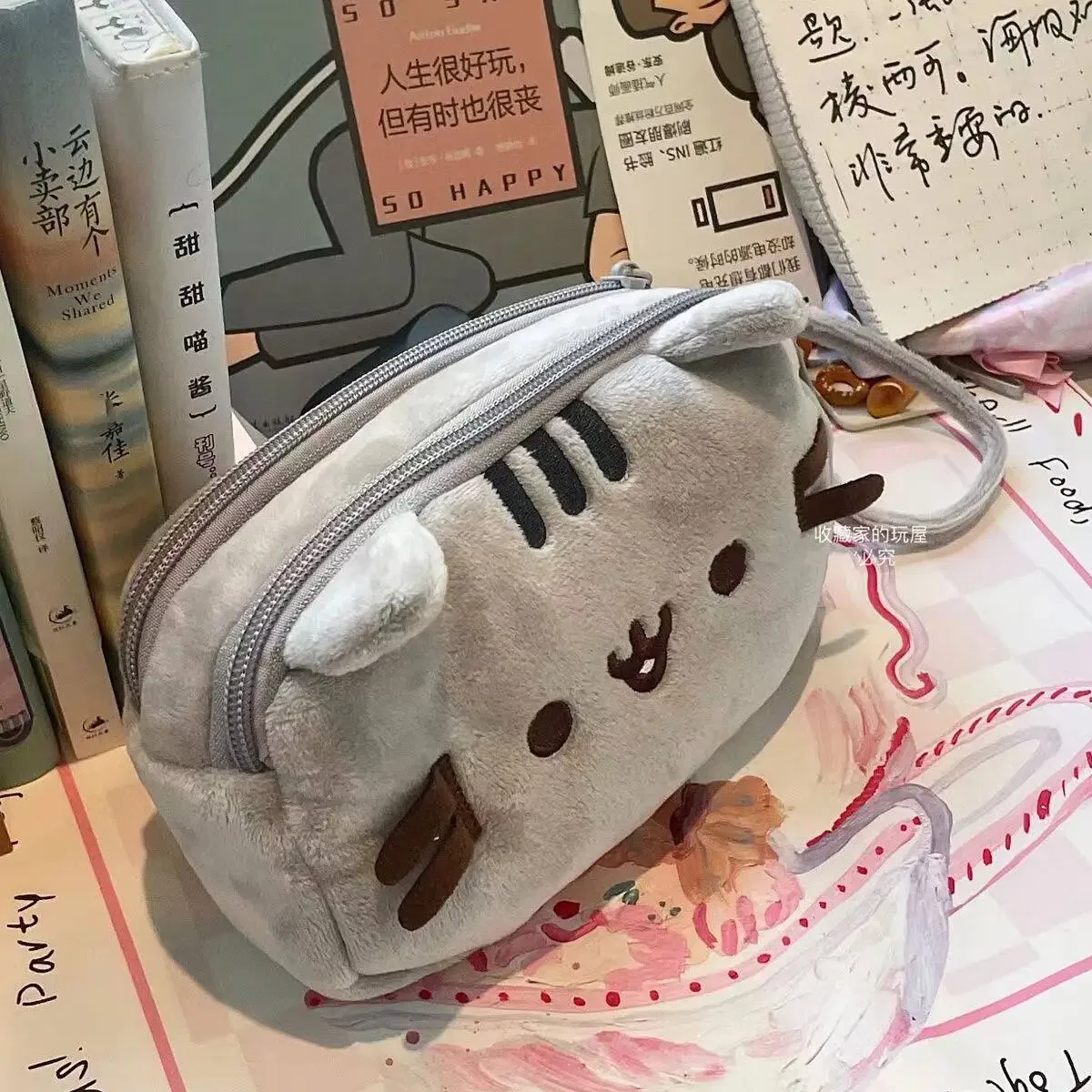 Kawaii Pusheen Fat Cat Cartoon - Cosmetic Bags 评论和价格