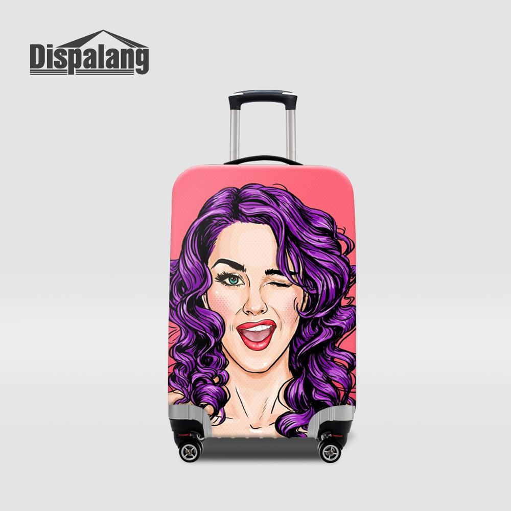 Women's Custom Cartoon Print L - Waterproof Suitcase Cover Protector 评论和价格