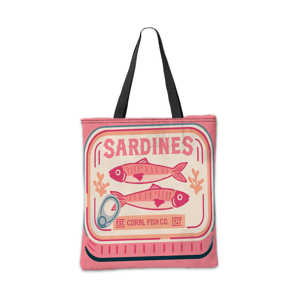 Whimsical Sardines Pink Handba - Cosmetic Bags 评论和价格