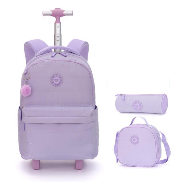 18 inch School Wheeled backpac - Foldable Rolling Luggage Bag 评论和价格