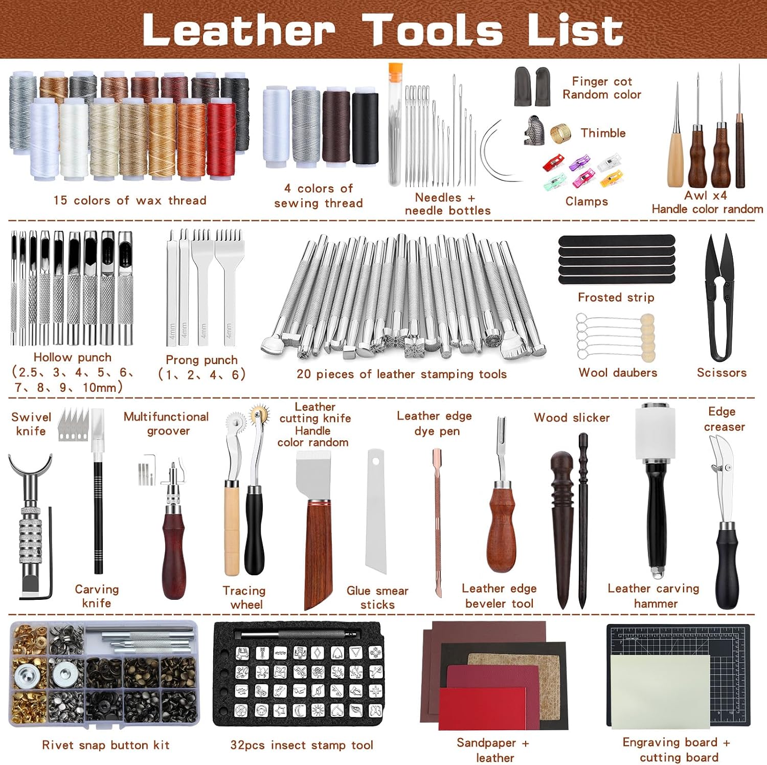Leather Tooling Kit Leather Cr - Handbags 评论和价格