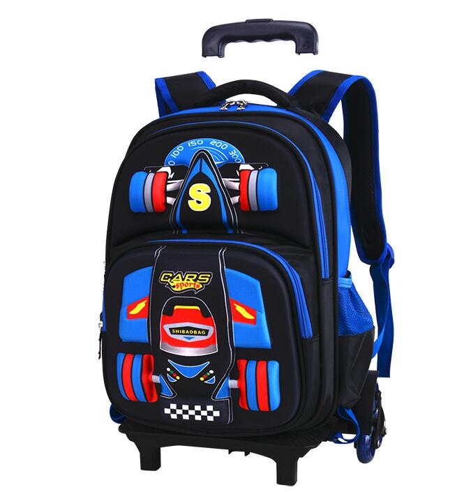 kids School Rolling backpack   - Foldable Rolling Luggage Bag 评论和价格