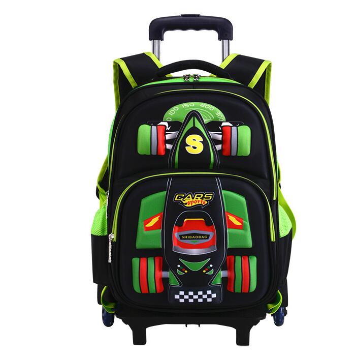kids School Rolling backpack   - Foldable Rolling Luggage Bag 评论和价格