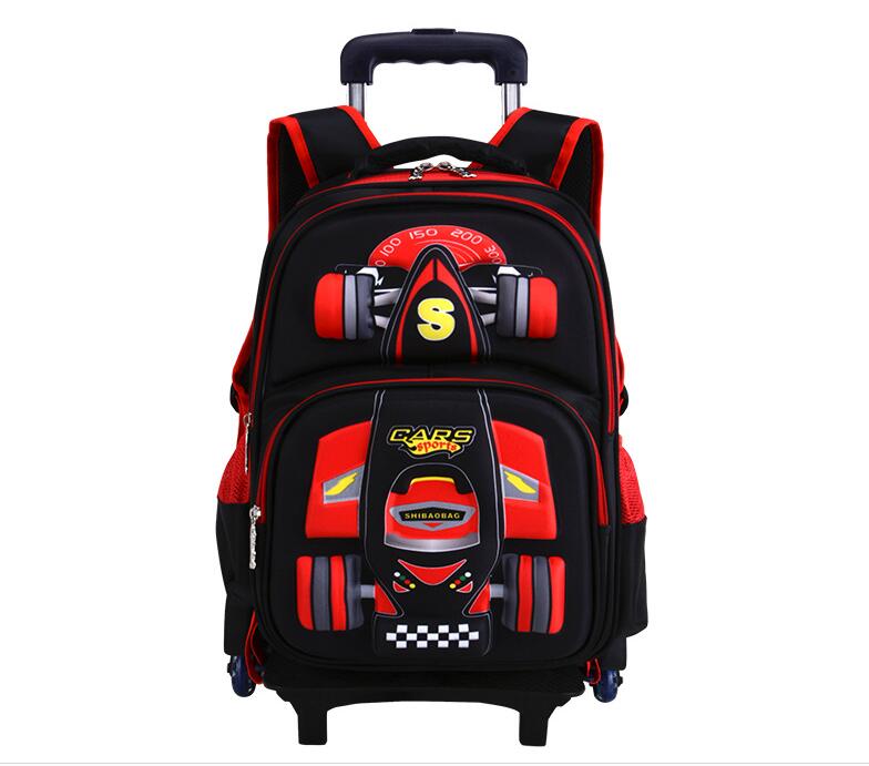kids School Rolling backpack   - Foldable Rolling Luggage Bag 评论和价格