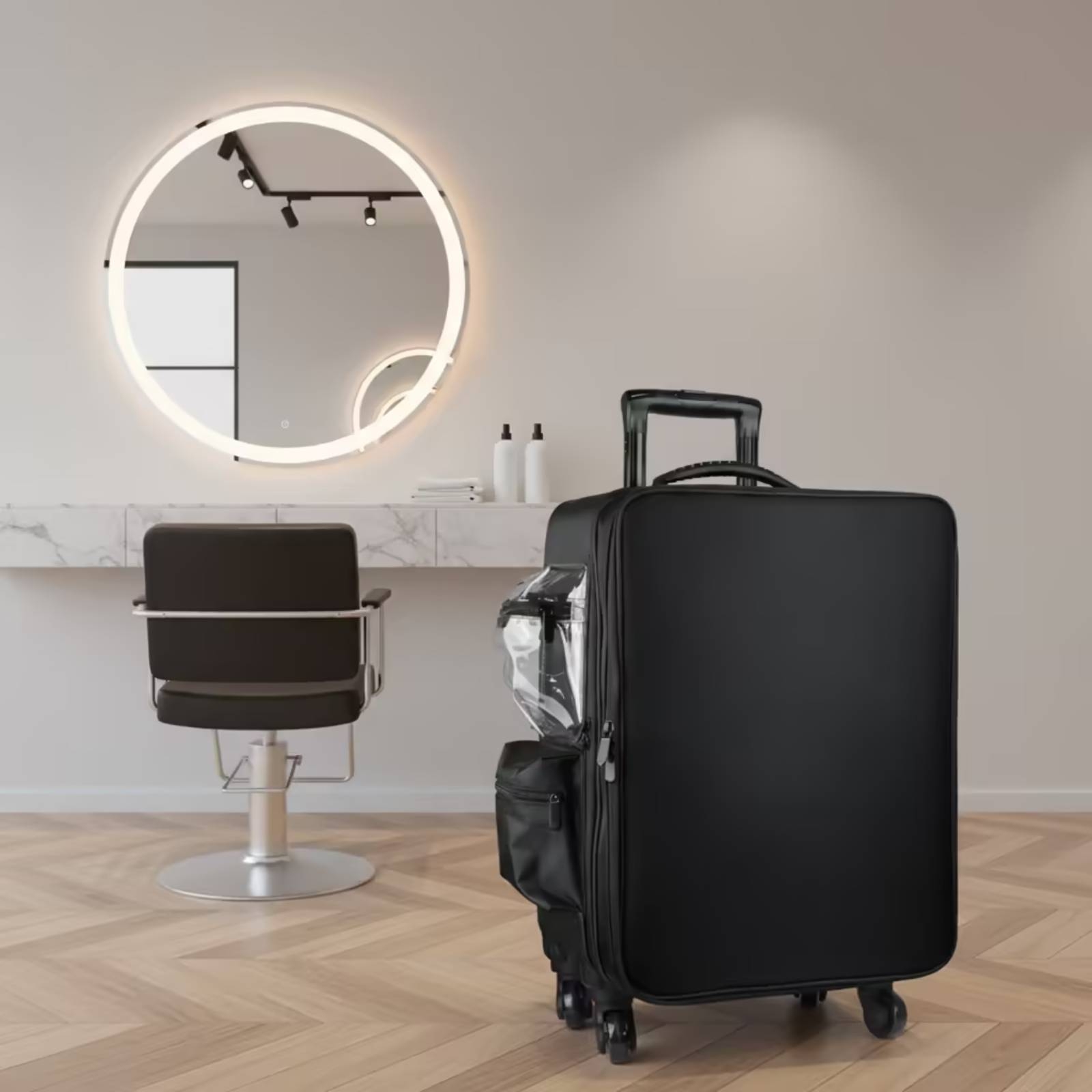 Makeup Case with Rotating Whee - Backpacks 评论和价格