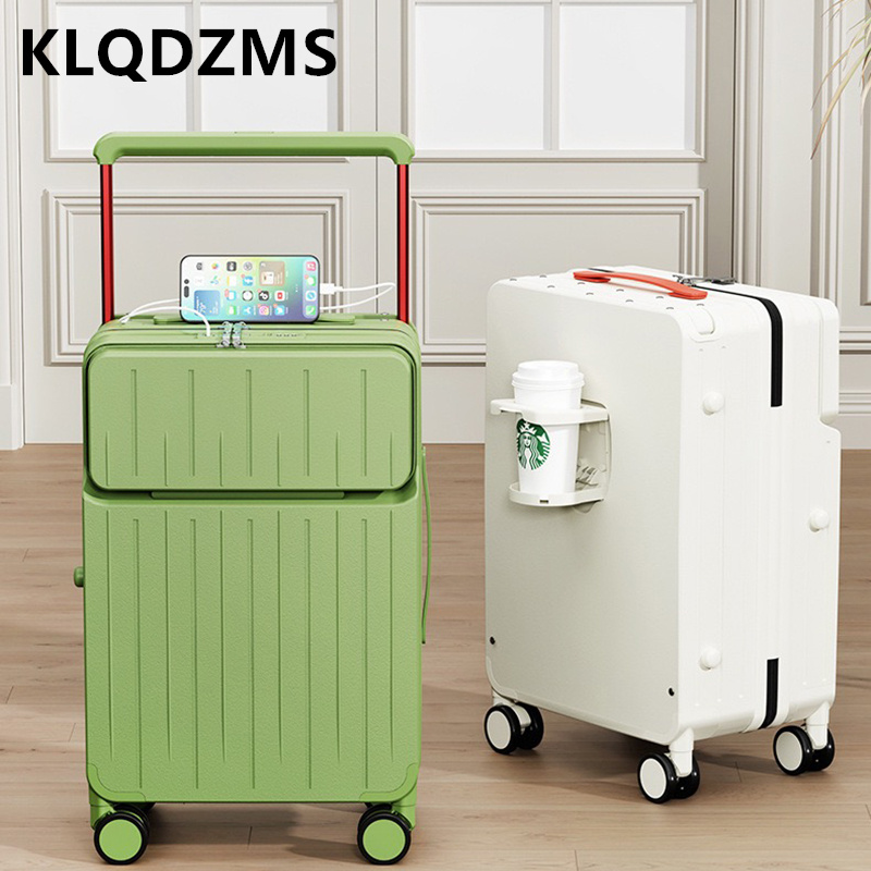 KLQDZMS 24 Inch Luggage Compar - Front Opening Laptop Luggage 24 Inch 评论和价格