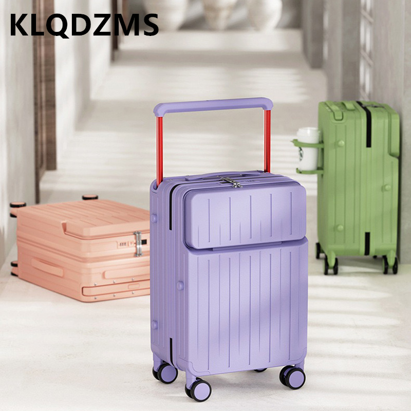 KLQDZMS 24 Inch Luggage Compar - Front Opening Laptop Luggage 24 Inch 评论和价格