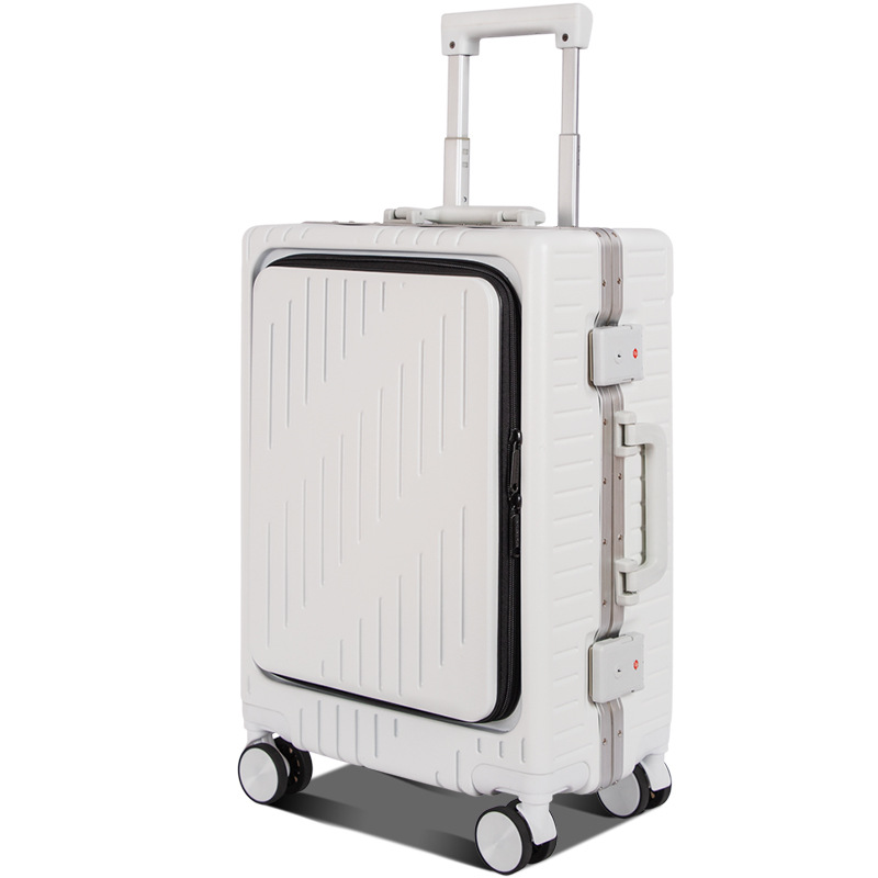 Front Opening Business Luggage - Aluminum Frame Carry On Luggage 评论和价格