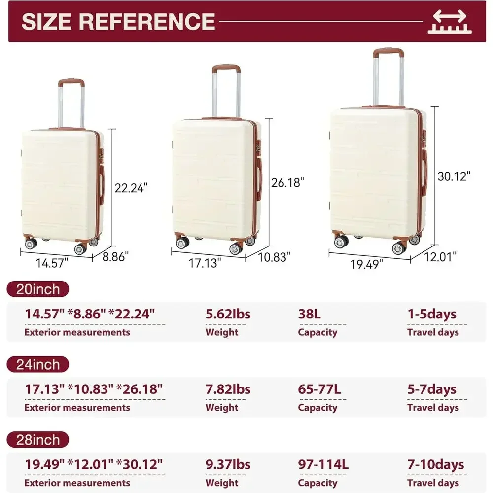 Expandable 3-Piece Hardshell L - Expandable Hard Shell Luggage Set 评论和价格