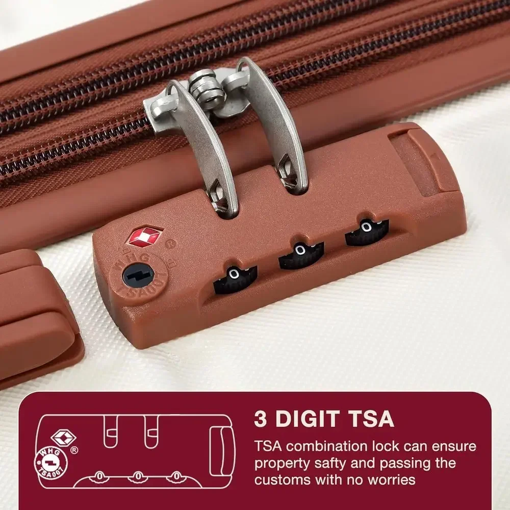 Expandable 3-Piece Hardshell L - Expandable Hard Shell Luggage Set 评论和价格