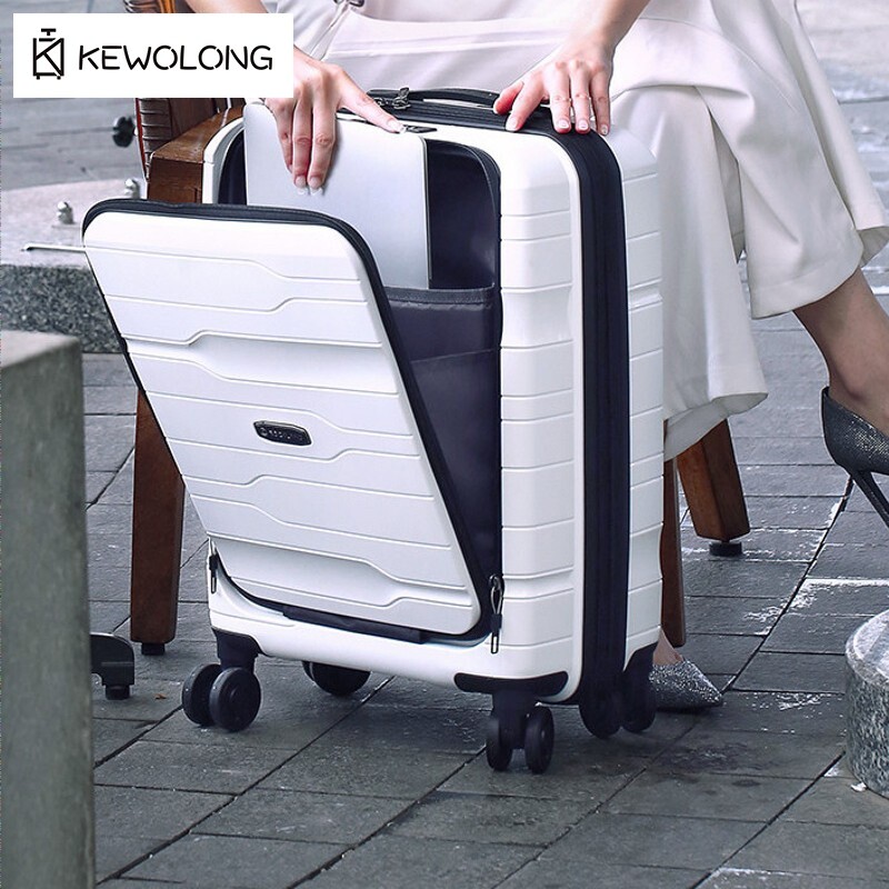20 Inch Front Opening Carry On - Cabin Size Lightweight Travel Trolley 评论和价格