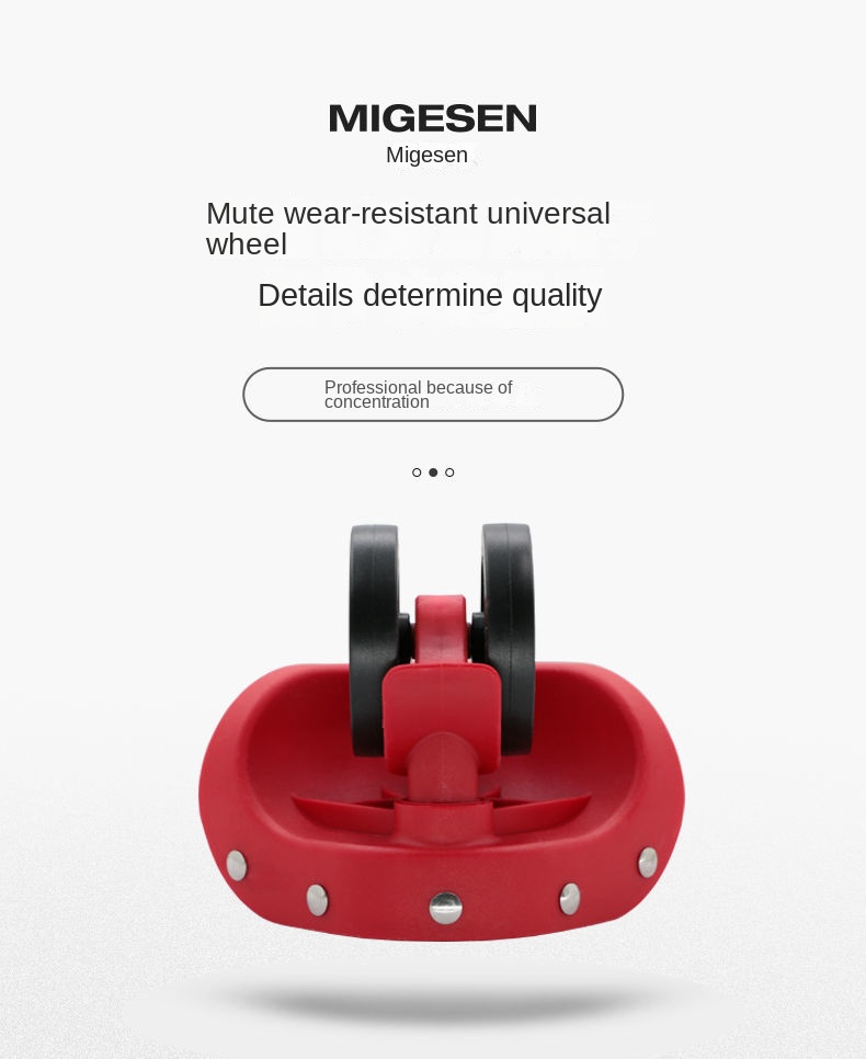 1 Pair of Universal Luggage Wh - Silent Replacement Luggage Wheels 评论和价格