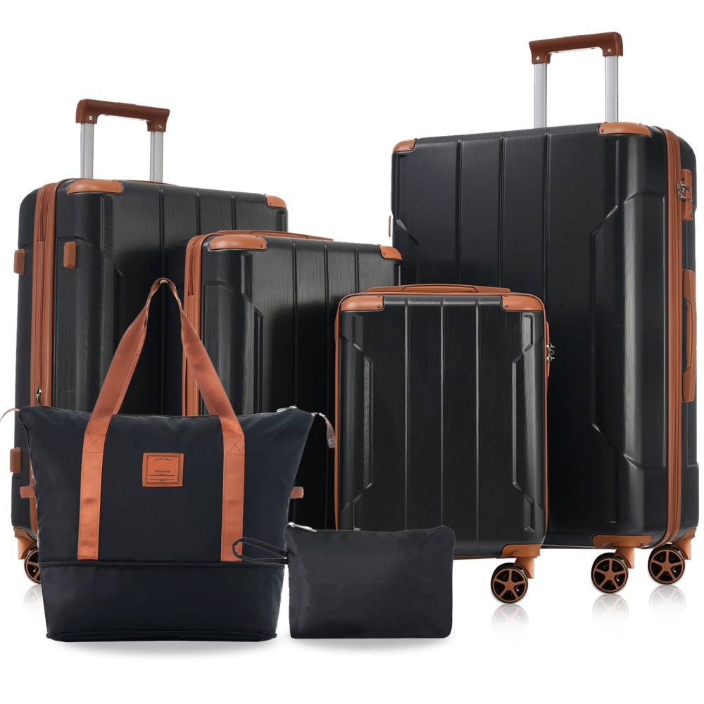 Hardshell Luggage Sets 6 Piece - Expandable Hard Shell Luggage Set 评论和价格